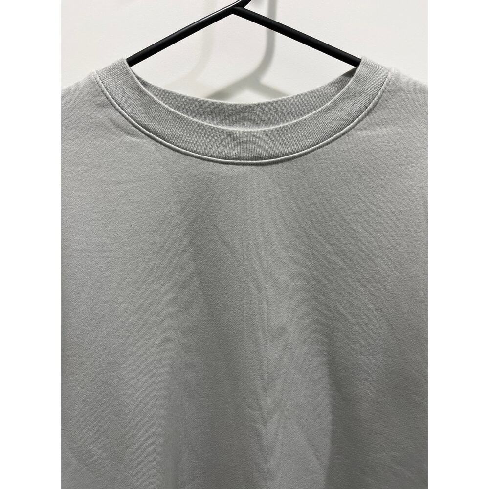 Lululemon Men's French Terry Oversized Seal Gray Crew Neck Sweatshirt Sz M - Picture 5 of 11
